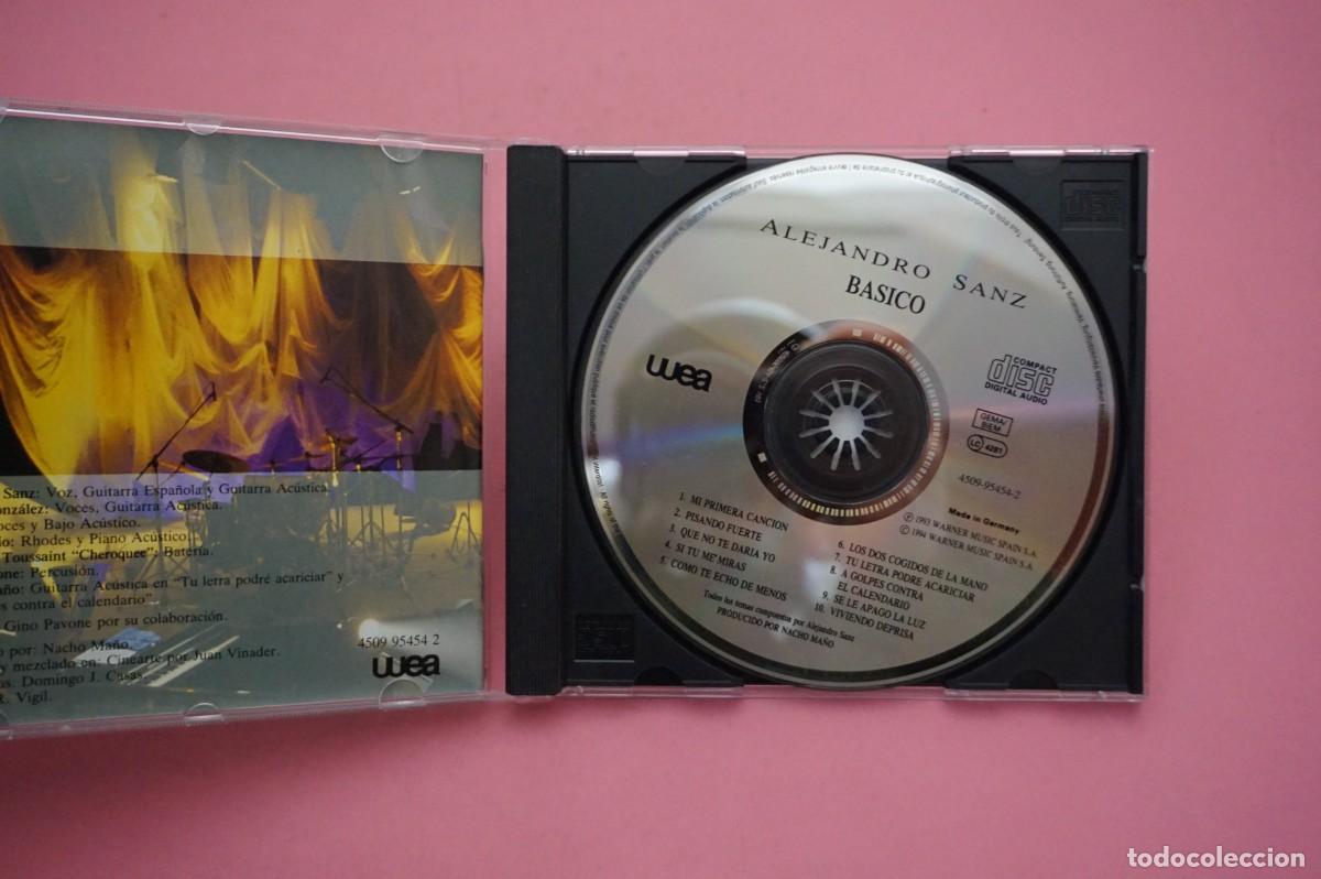 CDs de m&uacute;sica: CD - ALEJANDRO SANZ - BASICO - EL DISCO ESTA COMO NUEVO - Foto 2