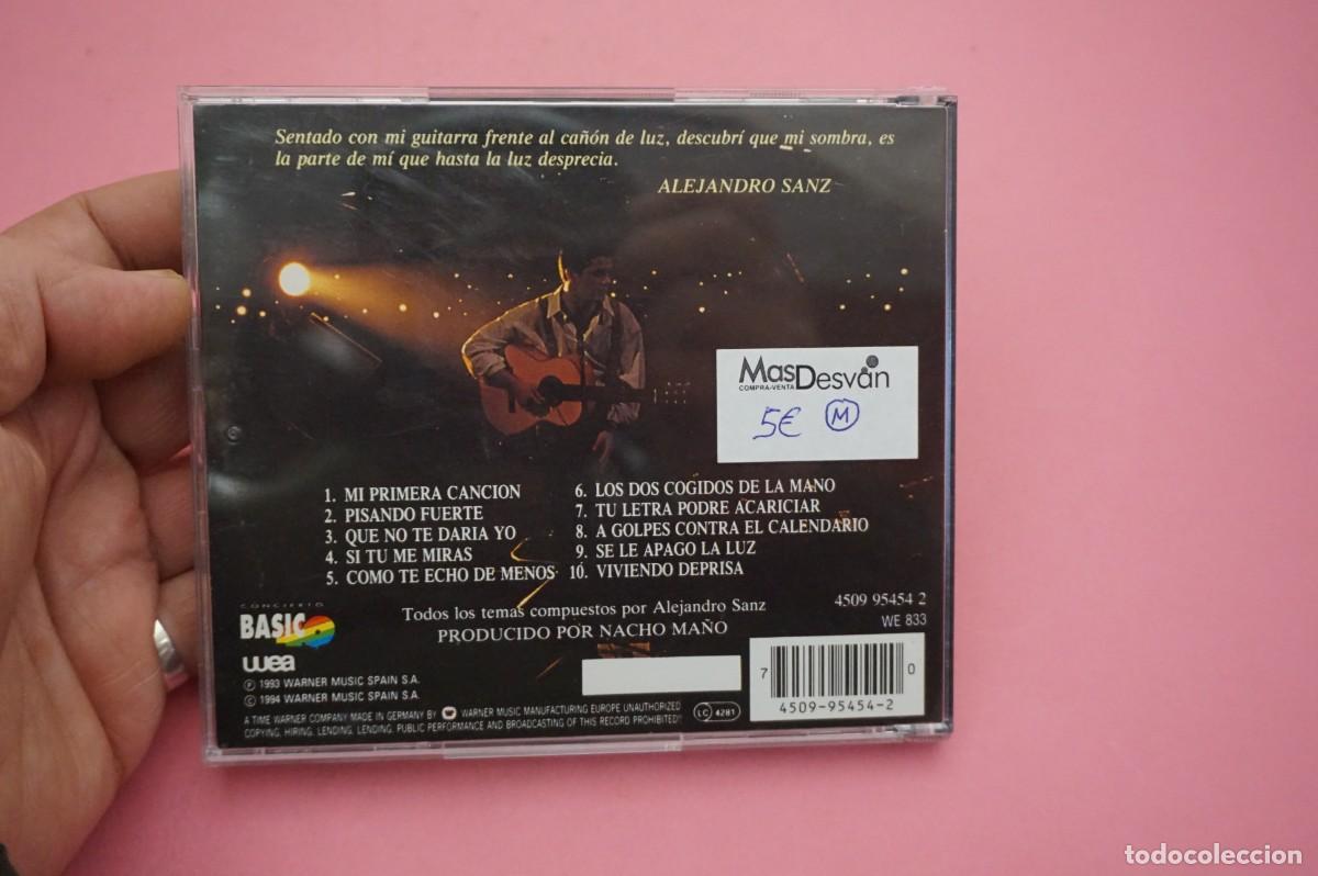 CDs de m&uacute;sica: CD - ALEJANDRO SANZ - BASICO - EL DISCO ESTA COMO NUEVO - Foto 3