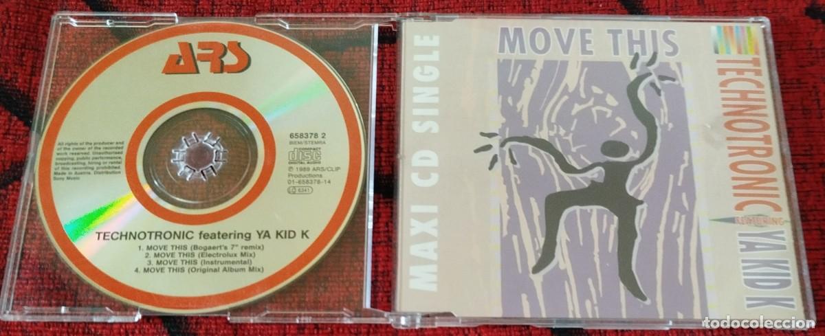 CDs de m&uacute;sica: TECHNOTRONIC Featuring YA KID K ** Move This ** CD SINGLE 1992 - Foto 1