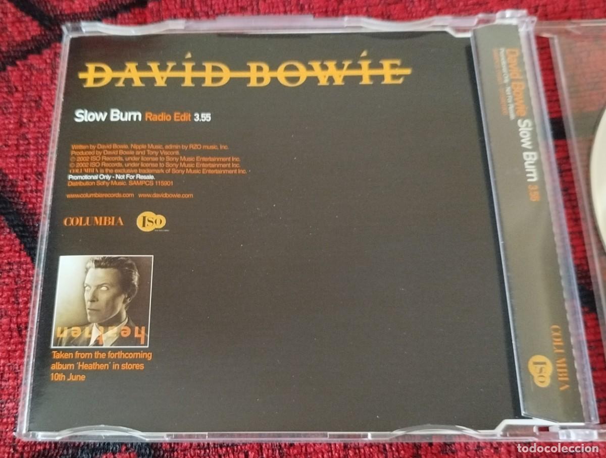CDs de m&uacute;sica: DAVID BOWIE ** Slow Burn ** CD SINGLE PROMOCIONAL 2002 - Foto 2