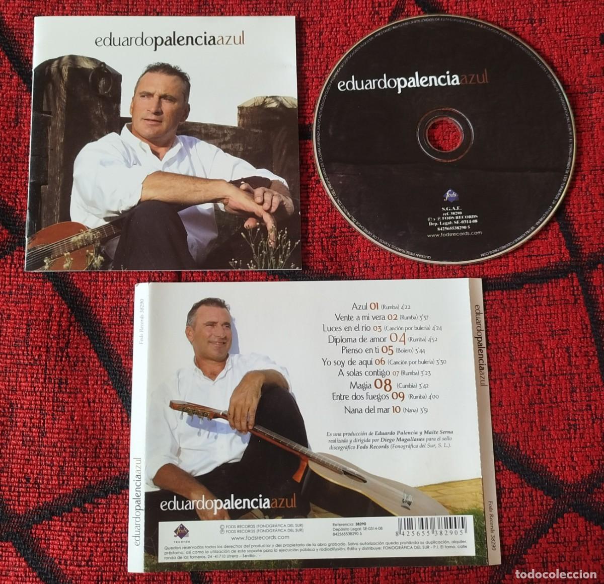 CDs de m&uacute;sica: EDUARDO PALENCIA ** Azul ** CD - Foto 1