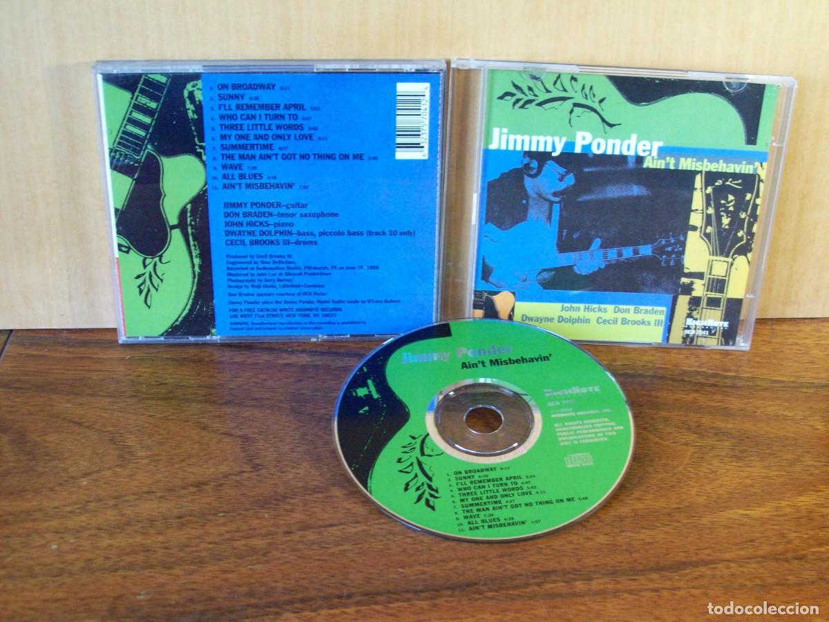 CDs de m&uacute;sica: JIMMY PONDER - AINT MISBEHAVIN - CD - Foto 1