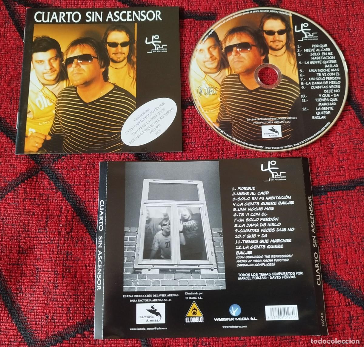 CDs de m&uacute;sica: CUARTO SIN ASCENSOR **Cuarto Sin Ascensor** 2007 CD NACHA POP ARIEL ROT - Foto 1