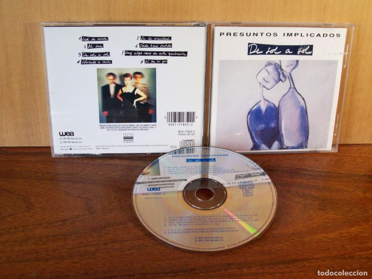 CDs de m&uacute;sica: PRESUNTOS IMPLICADOS - DE SOL A SOL - CD - Foto 1