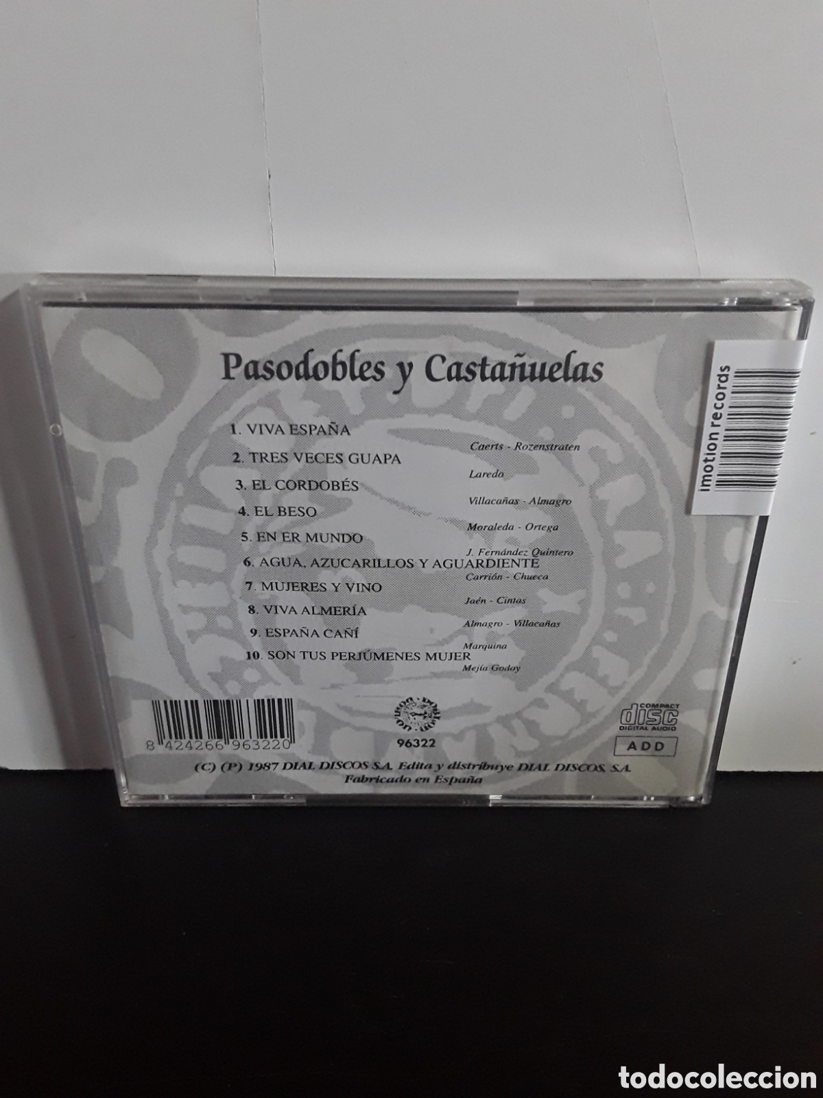 CDs de m&uacute;sica: Pasodobles y Casta&ntilde;uelas - Foto 2