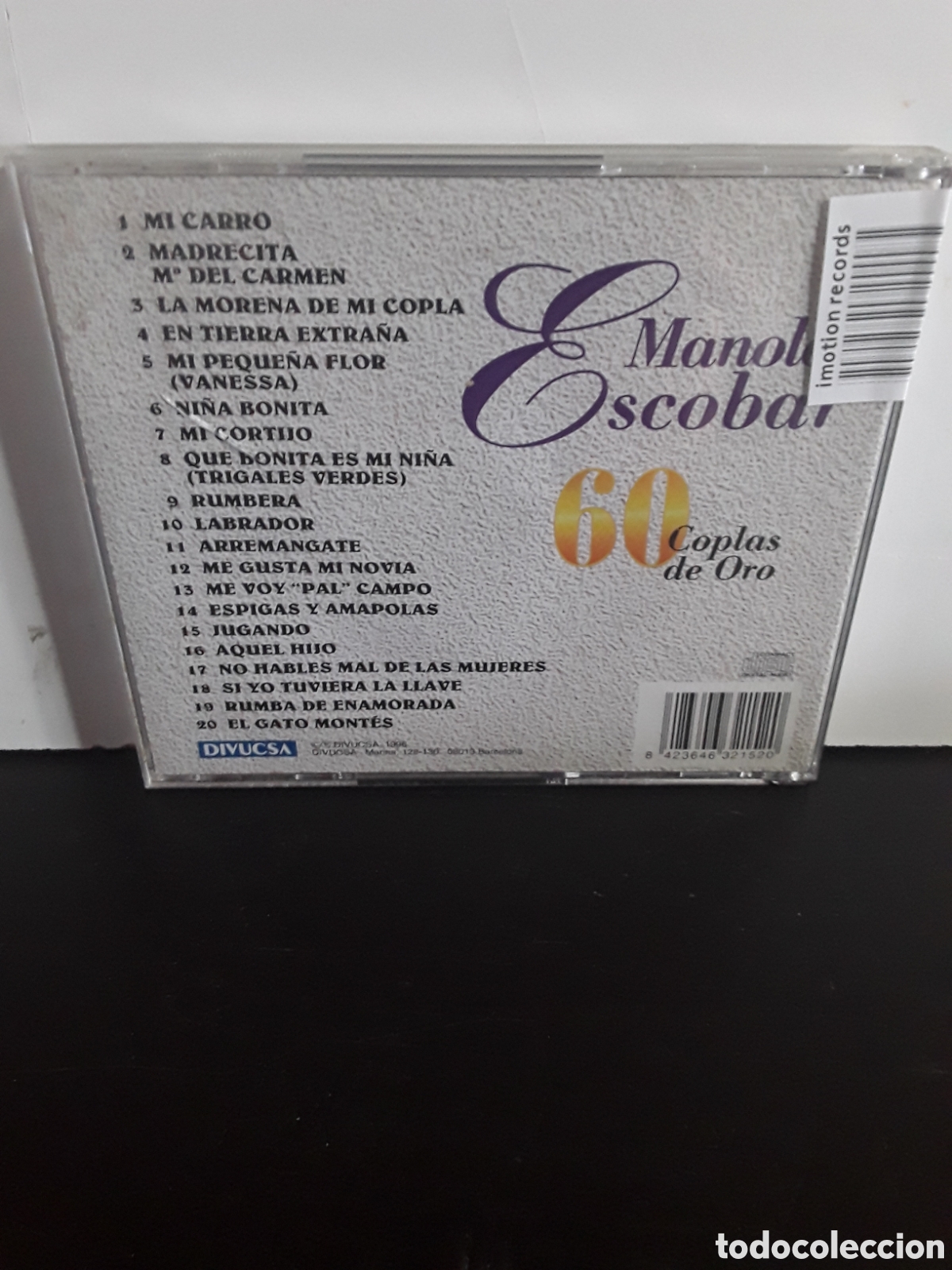 CDs de m&uacute;sica: Manolo Escobar CD MUSICA - Foto 2