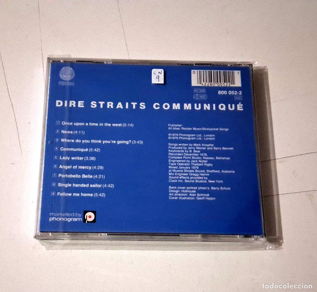 CDs de m&uacute;sica: DIRE STRAITS &rdquo;COMMUNIQUE&rdquo; CD 9 TRACKS COMO NUEVO - Foto 2