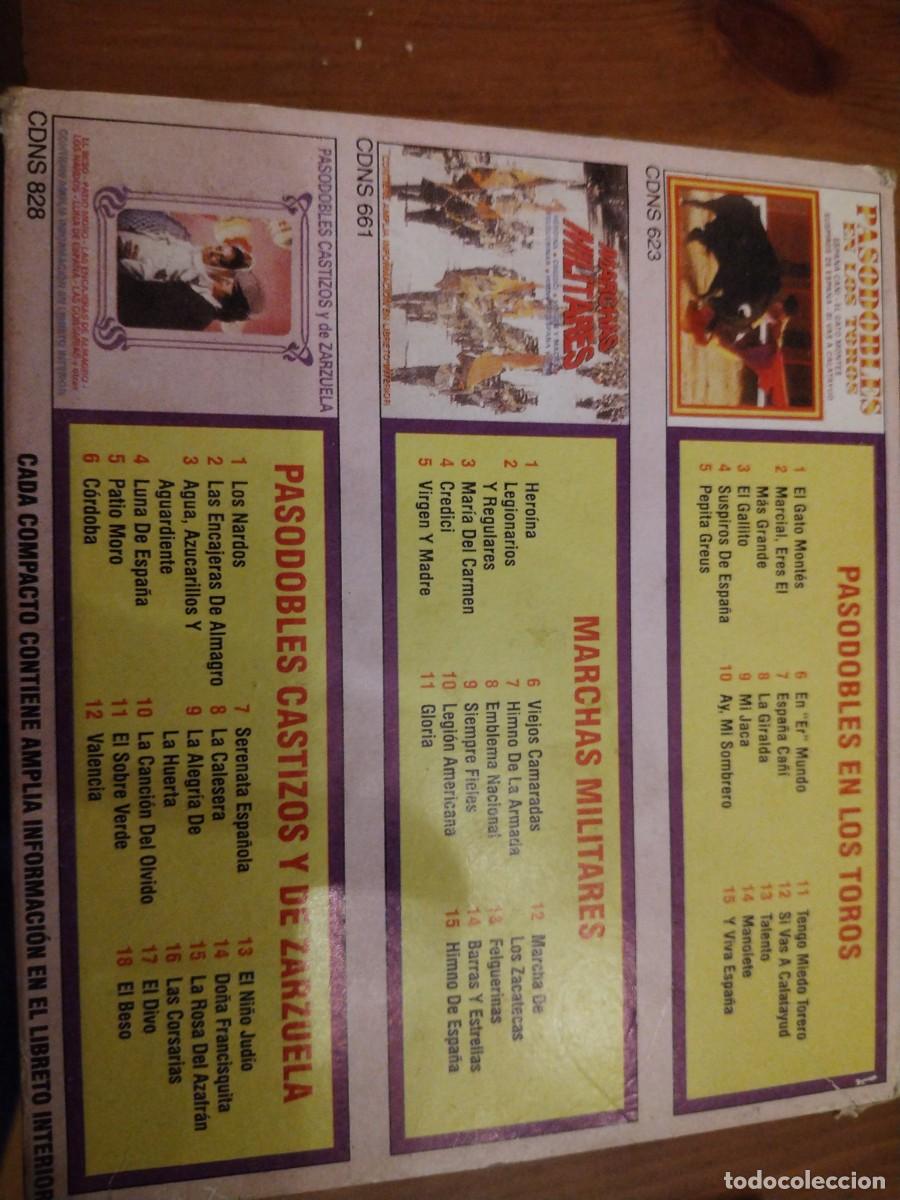 CDs de m&uacute;sica: 48 pasodobles y marchas militares - Foto 2
