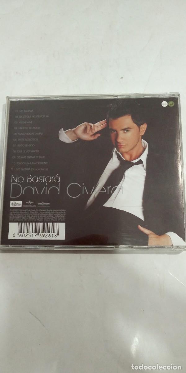 CDs de m&uacute;sica: David Civera No bastar&aacute; - Foto 2