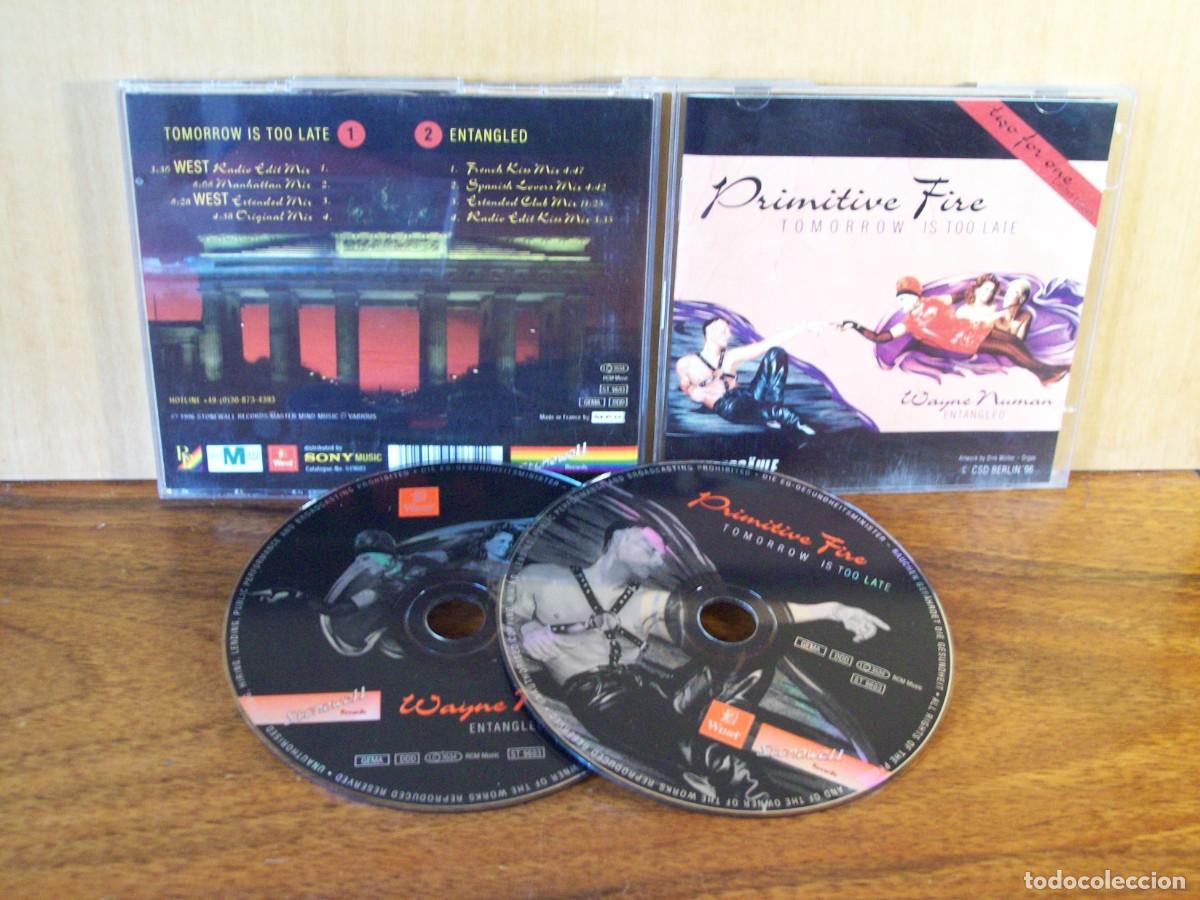 CD de M&uacute;sica: PRIMITIVE FIRE - TOMORROW IS TOO LATE - WAYNE NUMAN (ENTANGLED) - DOBLE CD