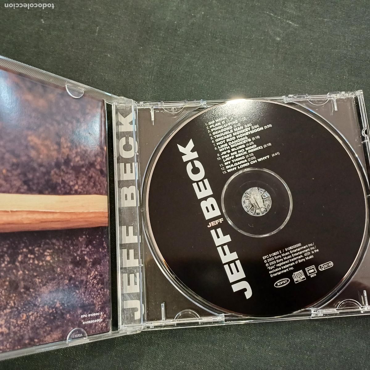 CDs de m&uacute;sica: JEFF BECK/JEFF/CD SONY. - Foto 2