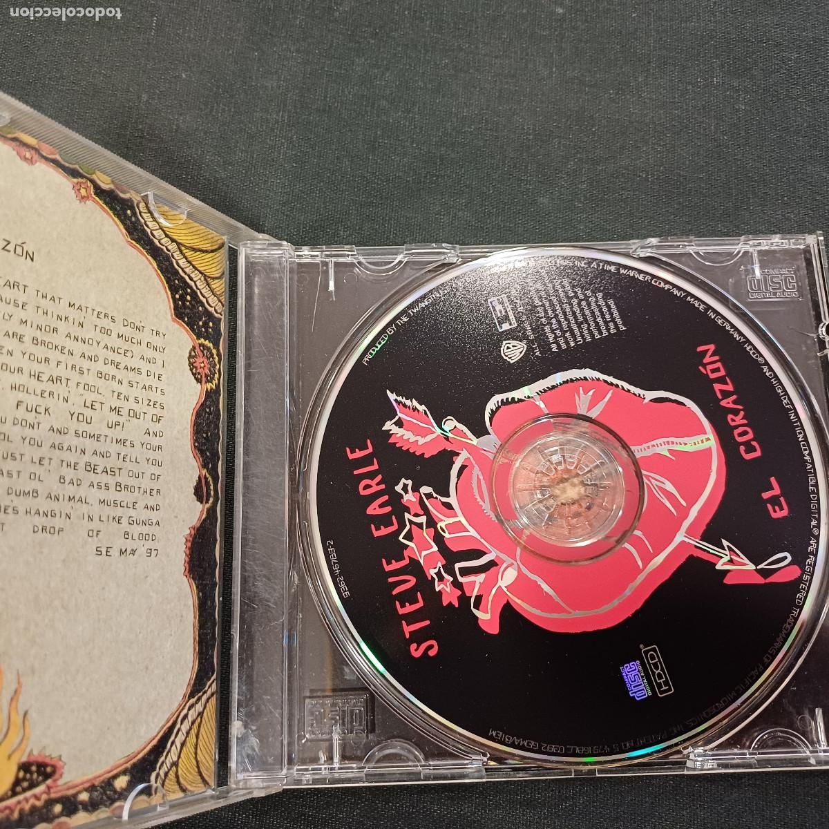 CDs de m&uacute;sica: STEVE EARLE/EL CORAZON/CD. - Foto 2