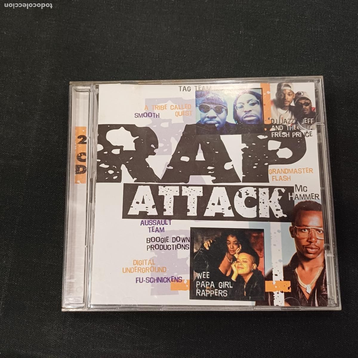 CDs de m&uacute;sica: RAP ATTACK/CD 2 DISCOS. - Foto 1