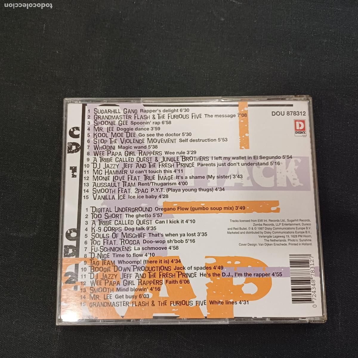 CDs de m&uacute;sica: RAP ATTACK/CD 2 DISCOS. - Foto 4