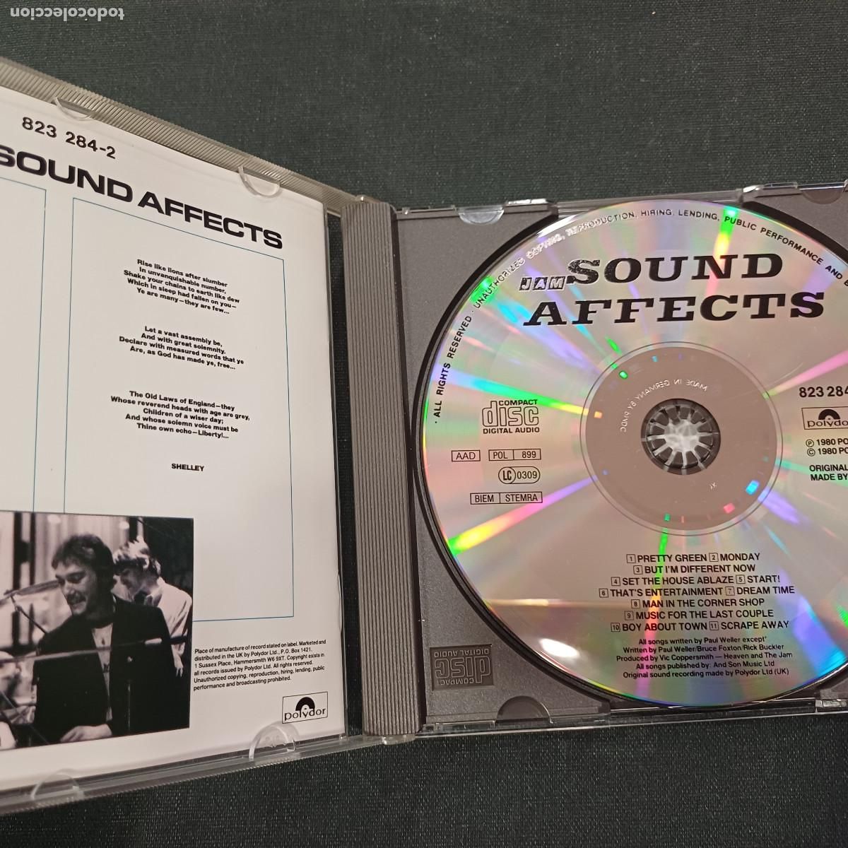 CDs de m&uacute;sica: THE JAM/SOUND AFFECTS/CD. - Foto 2