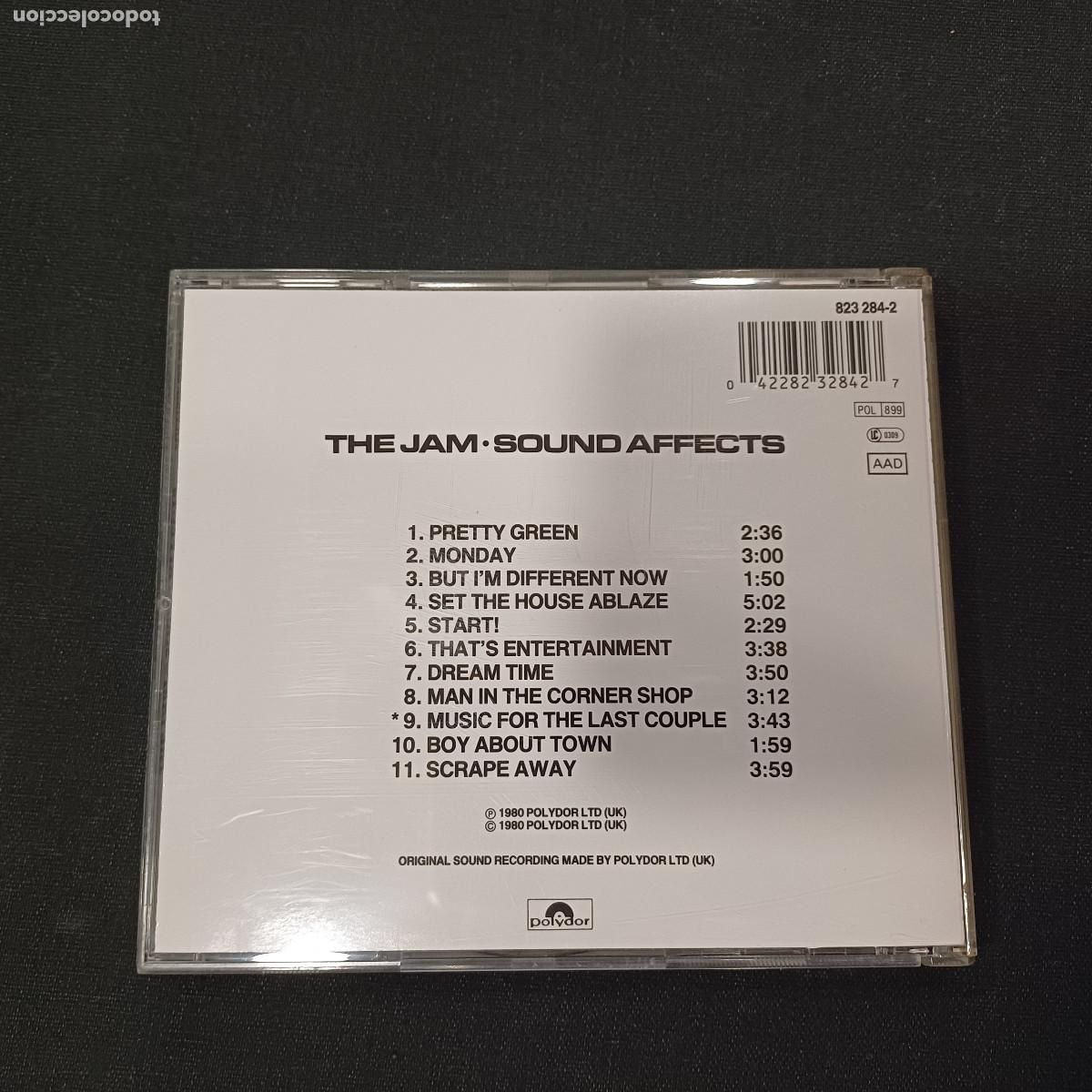 CDs de m&uacute;sica: THE JAM/SOUND AFFECTS/CD. - Foto 3