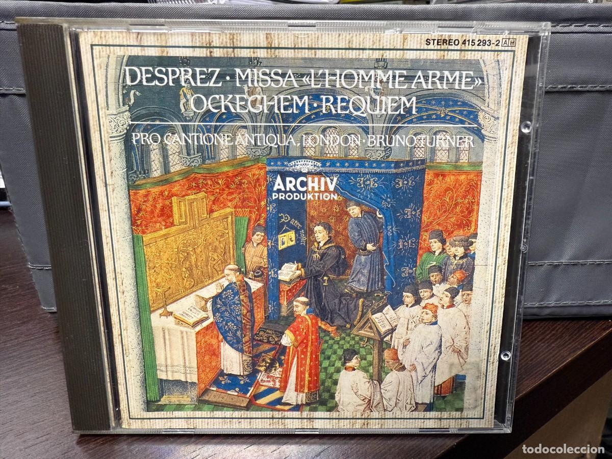 Music CDs: Des Pr&eacute;s, Ockeghem - Bruno Turner - Missa &laquo;L'Homme Arme&raquo; (CD)