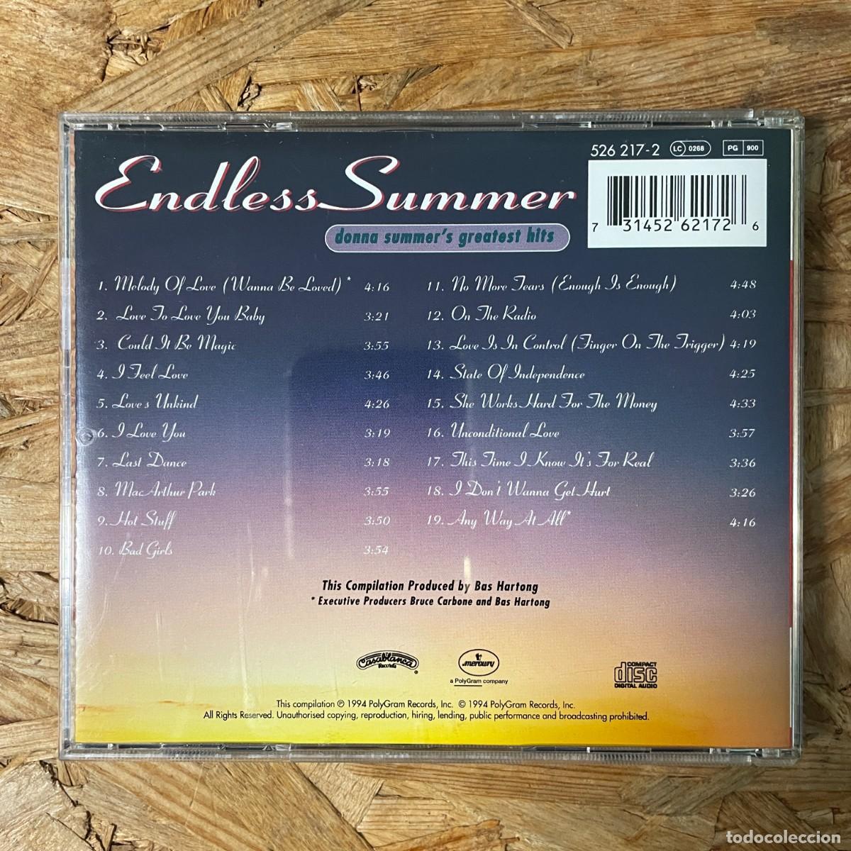 CDs de m&uacute;sica: CD Donna Summer &ndash; Endless Summer - Foto 2