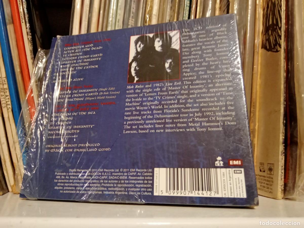 CDs de m&uacute;sica: Black Sabbath &lrm;&ndash; Dehumanizer - cd Argentina 2011 - Foto 2