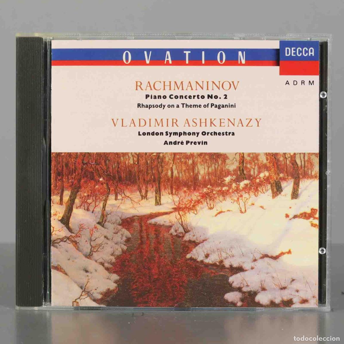 Music CDs: CD. Rachmaninov, Vladimir Ashkenazy, London Symphony Orchestra, Andr&eacute; Previn &ndash; Piano Concerto No. 2