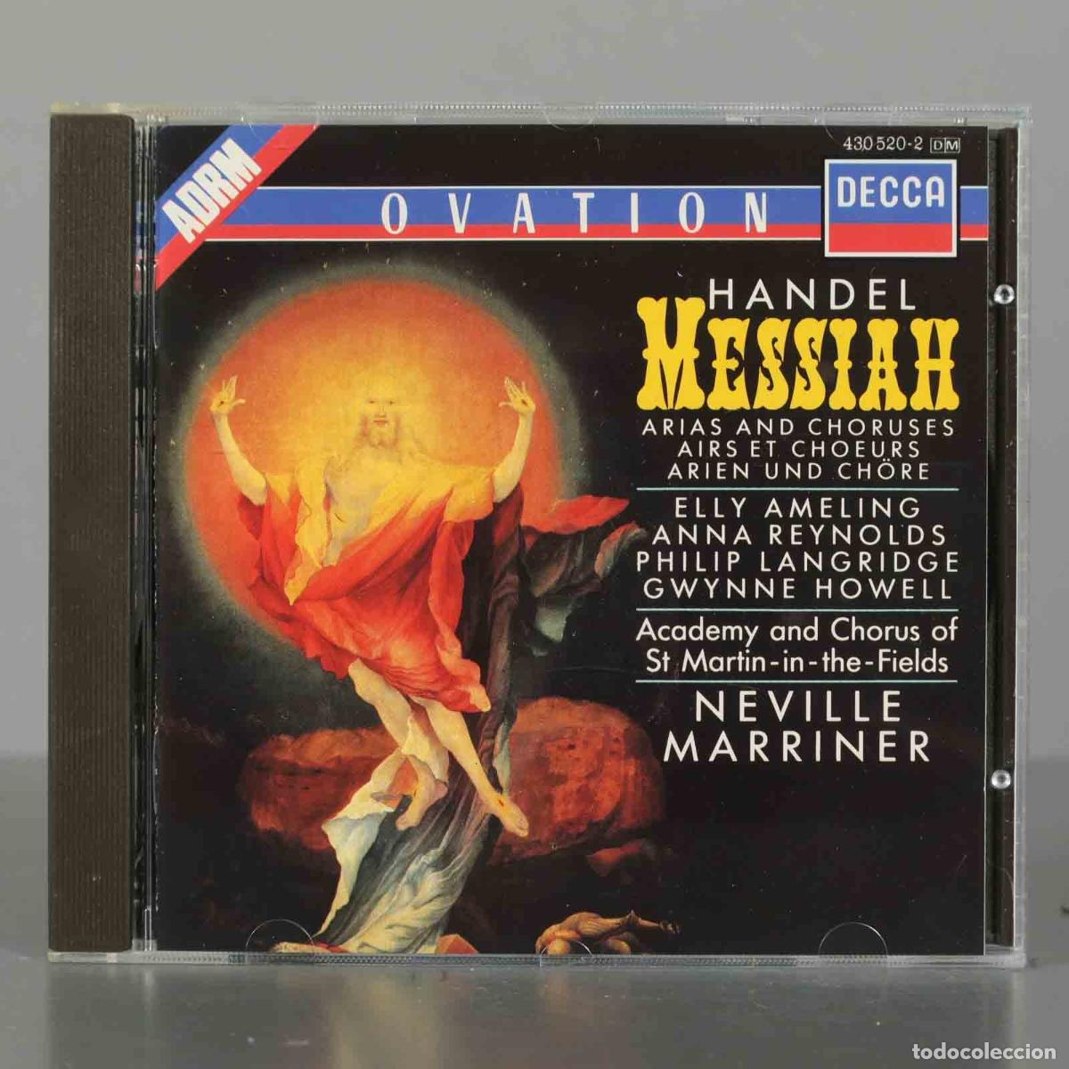 Music CDs: CD. G.F. Handel, Elly Ameling ∙ Philip Langridge, Anna Reynolds ∙ Messiah (Arias And Choruses)