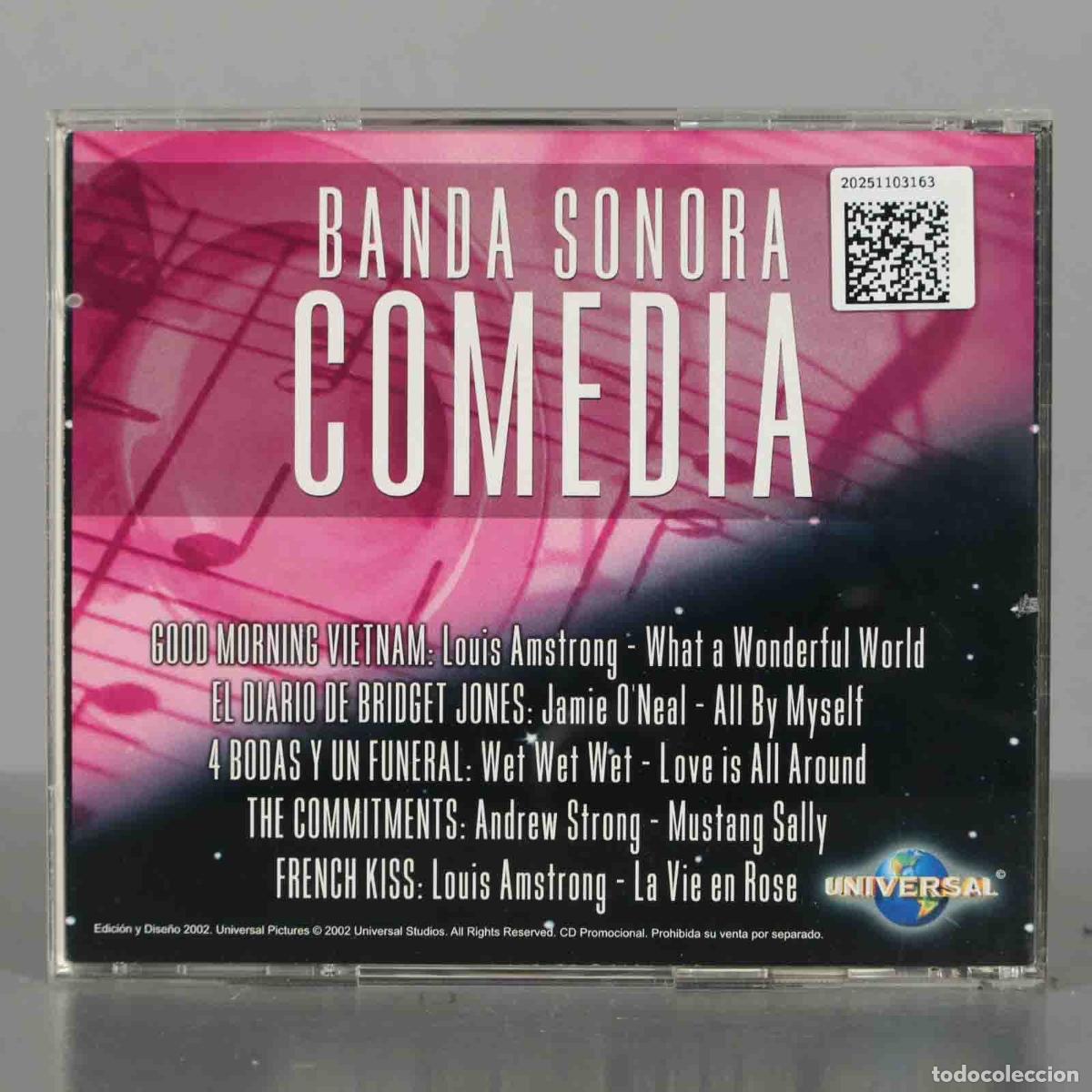 CDs de m&uacute;sica: CD. BANDA SONORA COMEDIA. UNIVERSAL. - Foto 2