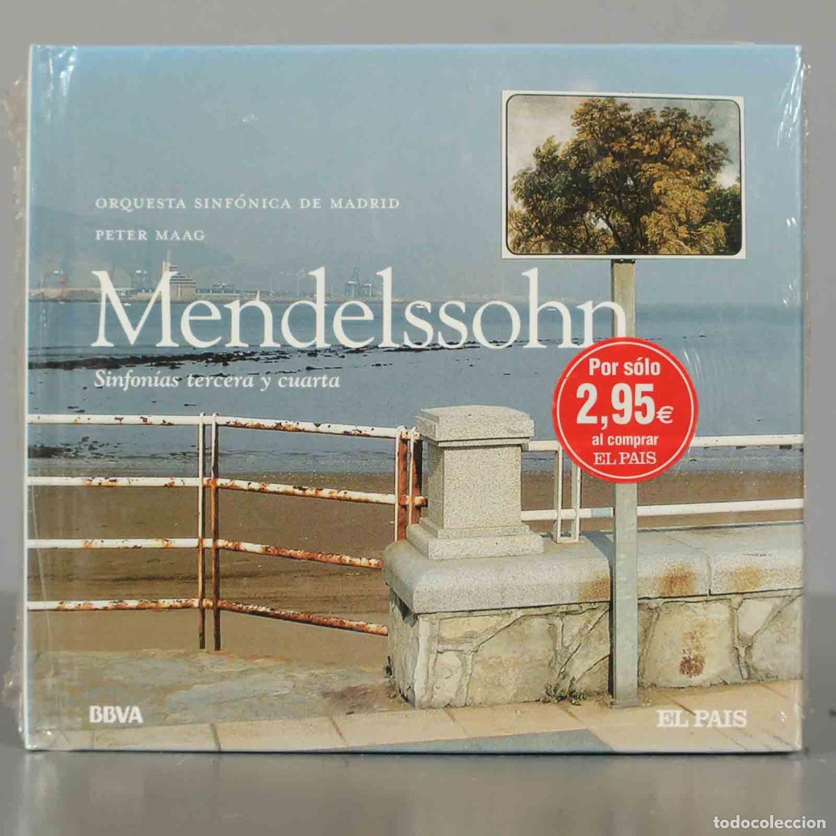 Musik-CDs: CD. Mendelssohn - Orquesta Sinf&oacute;nica De Madrid, Peter Maag &ndash; Sinfonias Tercera y Cuarta. PRECINTADO
