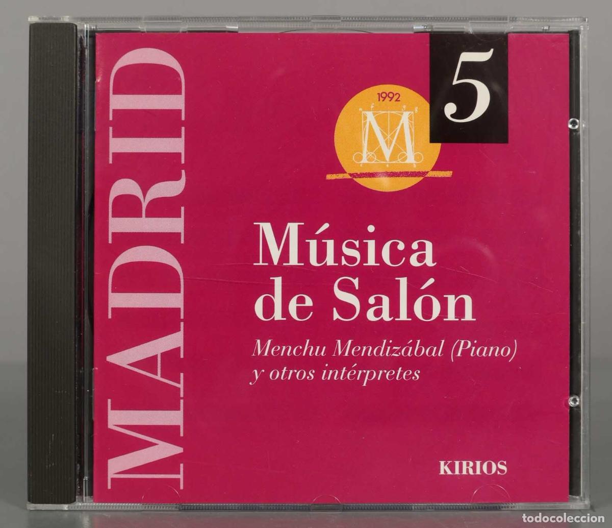 Musik-CDs: CD. MADRID 5 - MUSICA DE SALON. MENCHU MENDIZABAL.