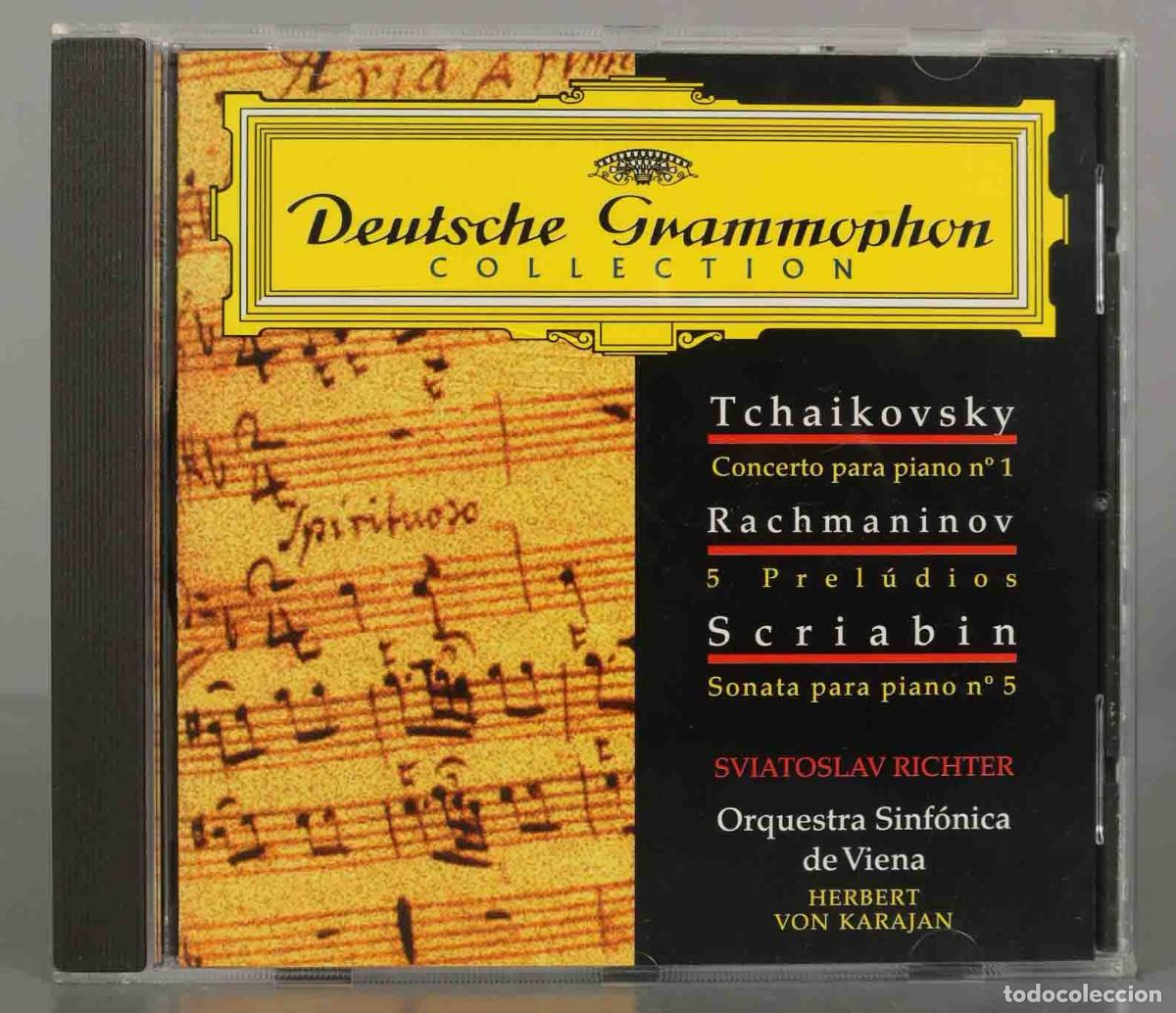 Musik-CDs: CD. Tchaikovski Concierto Para Piano N 1 - Rachmaninov 5 Preludios - Scriabin Sonata para piano 5