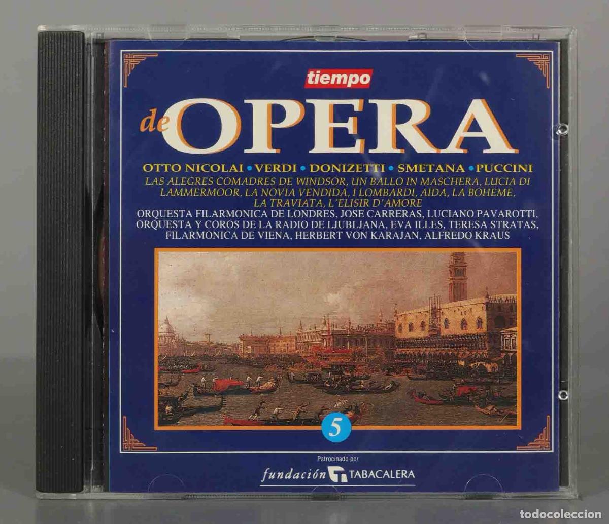 Music CDs: CD. TIEMPO DE OPERA 5 - Las Alegres Comadres De Windsor / Un Ballo In Maschera / Lucia Di Lammermoor