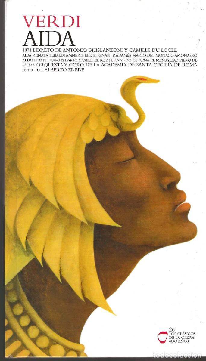 Music CDs: AIDA.LOS CL&Aacute;SICOS DE LA &Oacute;PERA 400 A&Ntilde;OS LIBRO + 2 CD. ITALIANO - CASTELLANO