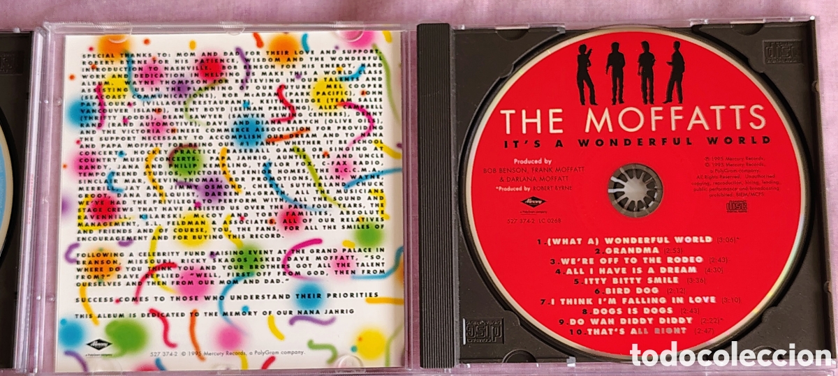 CDs de m&uacute;sica: Lote THE MOFFATTS * 4 CDs + VHS - Foto 4