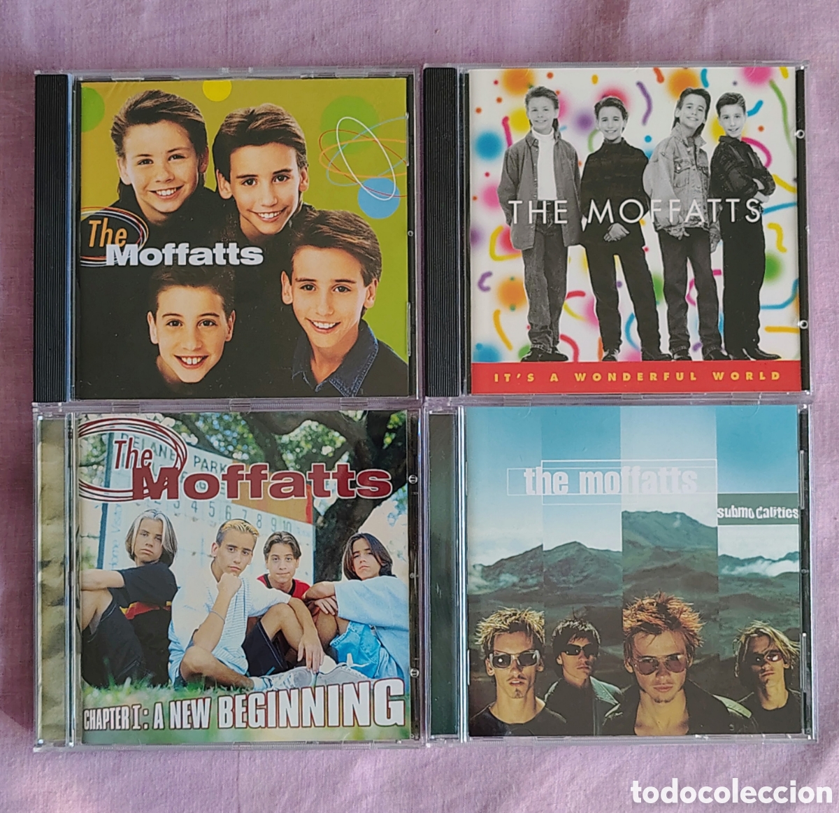 CDs de m&uacute;sica: Lote THE MOFFATTS * 4 CDs + VHS - Foto 1