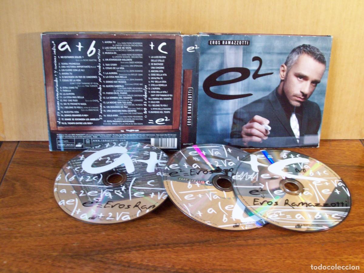 CDs de m&uacute;sica: EROS RAMAZZOTTI - E 2 - DOBLE CD + DVD CON LIBRETO DIGIPACK - Foto 1