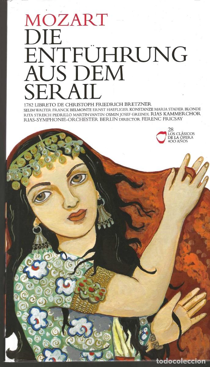 Music CDs: EL RAPTO EN EL SERRALLO , MOZART. LIBRO + 2 CD DE OPERA