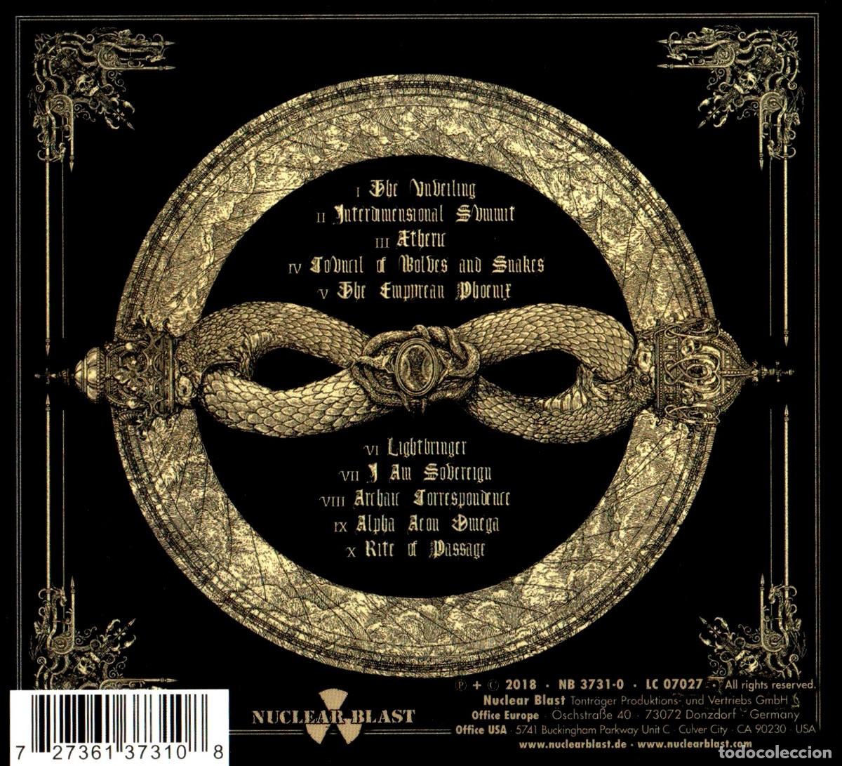 CDs de m&uacute;sica: �T1078 - DIMMU BORGIR. EONIAN. CD. DIGIPACK. - Foto 3