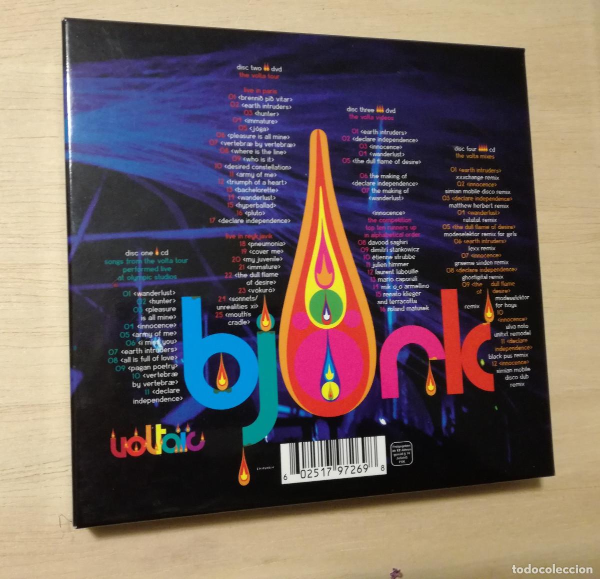 CDs de m&uacute;sica: BJORK - VOLTAIC - BOX 2XCD + 2XDVD - COMPLETO - Foto 8
