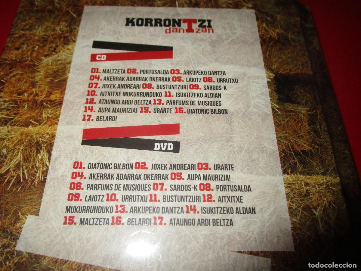 CDs de m&uacute;sica: KORRONTZI ( DANTZAN ) - CD + DVD - BBCDDVD143-144 - PRECINTADO - Foto 3