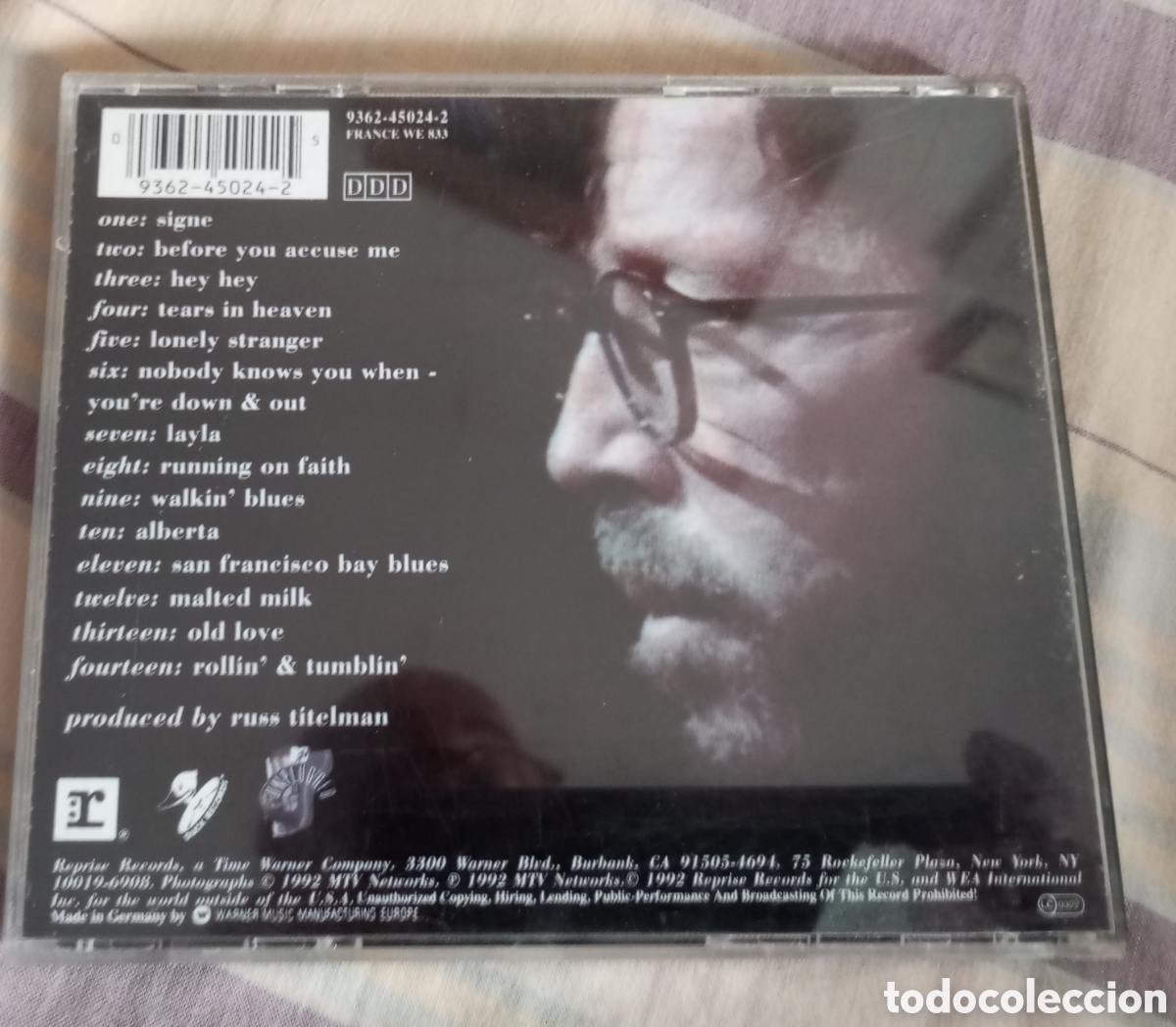 CDs de m&uacute;sica: CD Eric clapton unplugged - Foto 2