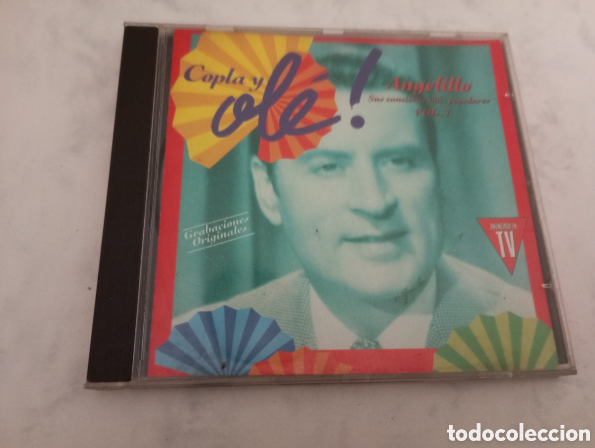 CDs de m&uacute;sica: CD Angelillo copla y ol&eacute; - Foto 1