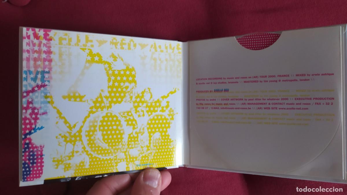 CDs de m&uacute;sica: CD AXELLE RED ALIVE. A&ntilde;o 2000 - Foto 3