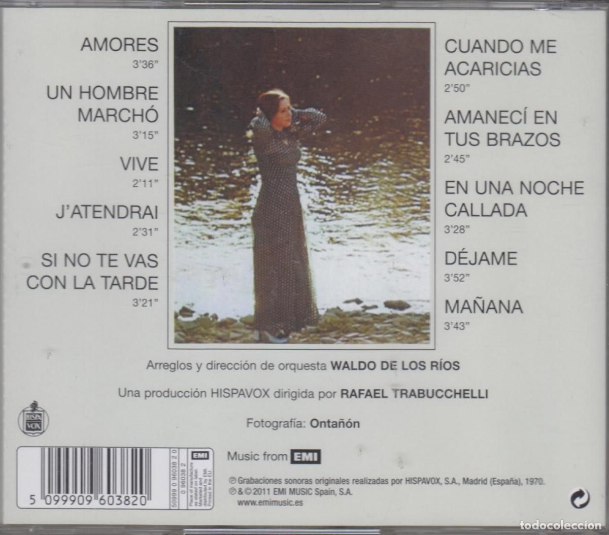 CDs de m&uacute;sica: Mari Trini cd Amores 2011 EMI Spain - Foto 2