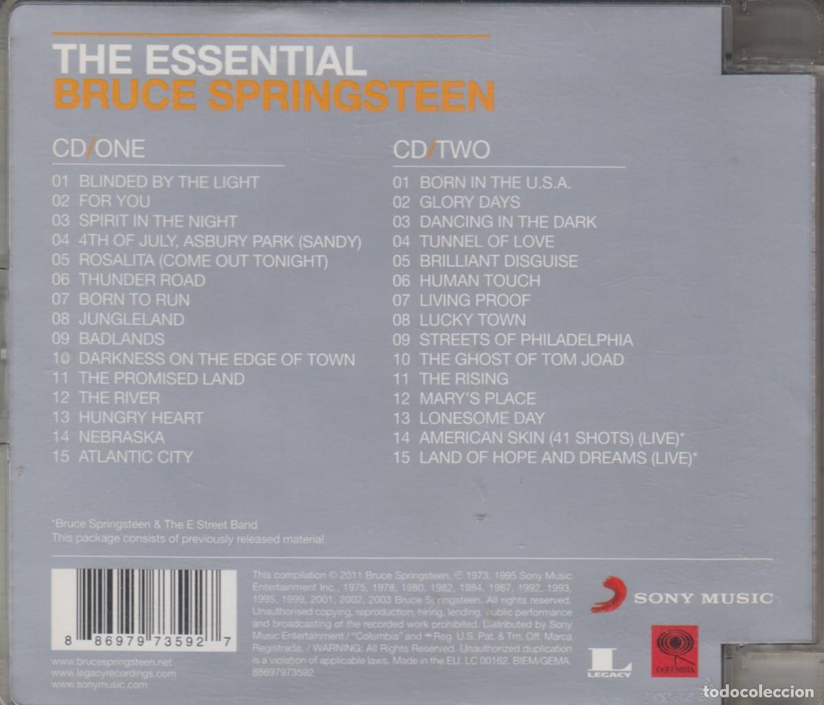 CDs de m&uacute;sica: Bruce Springsteen doble cd The essential 2011 - Foto 2