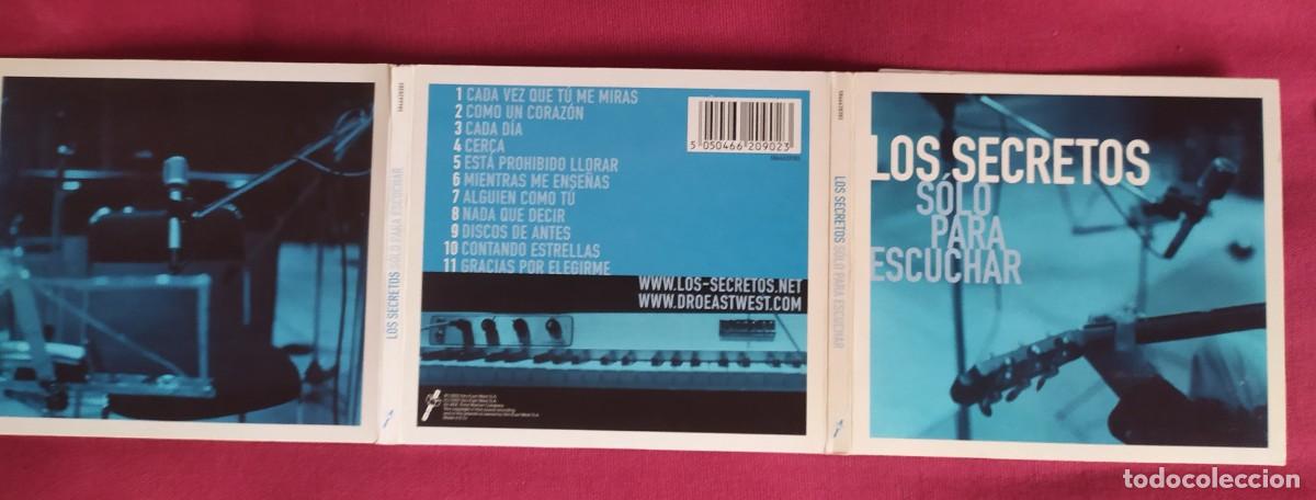 CDs de m&uacute;sica: CD Los secretos- s&oacute;lo para escuchar - Foto 1