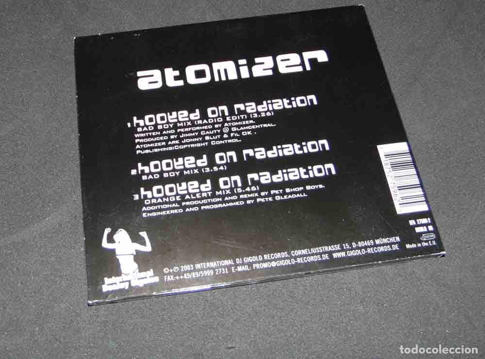 CDs de m&uacute;sica: ATOMIZER &ndash; Hooked On Radiation - CDSINGLE DIGIPACK 2003 - Foto 4