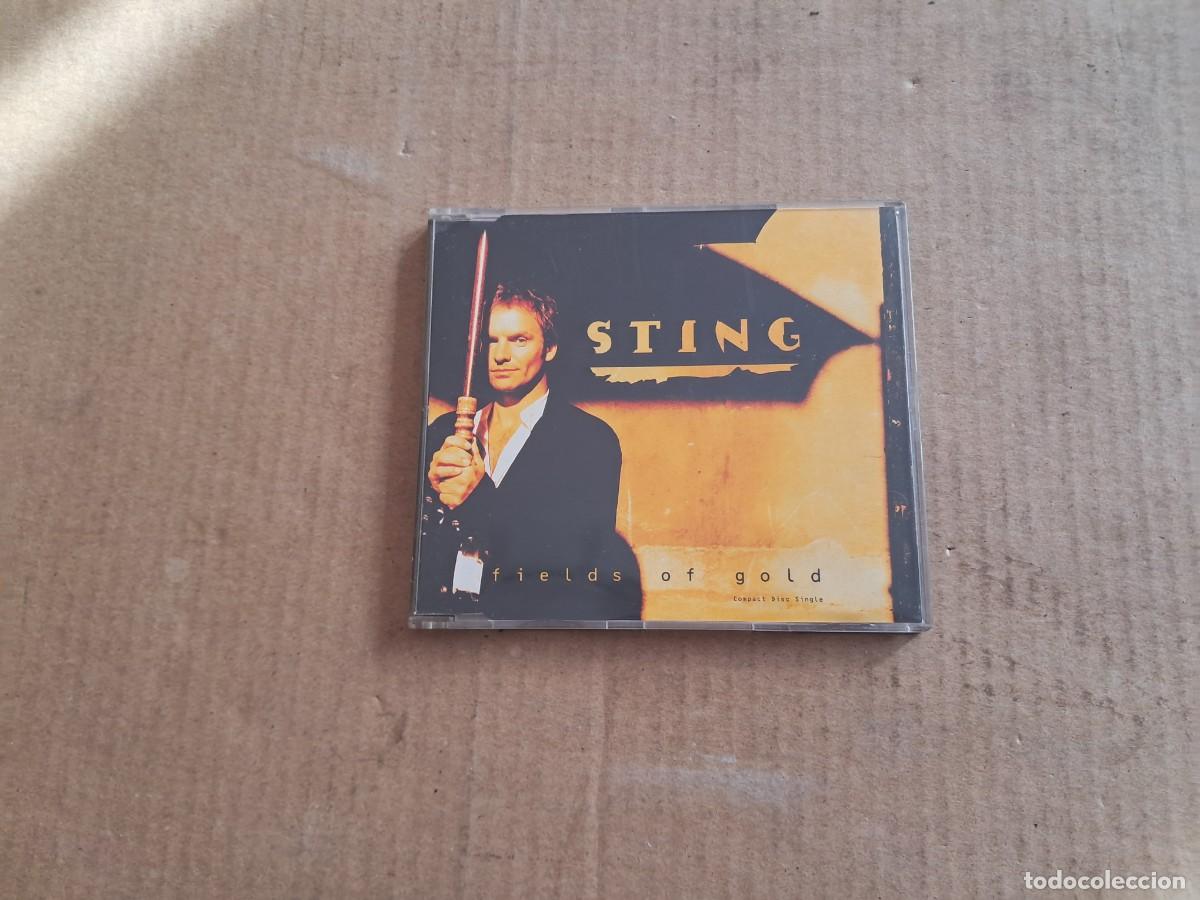 CDs de m&uacute;sica: STING - FIELDS OF GOLD CD SINGLE 1993 - Foto 1