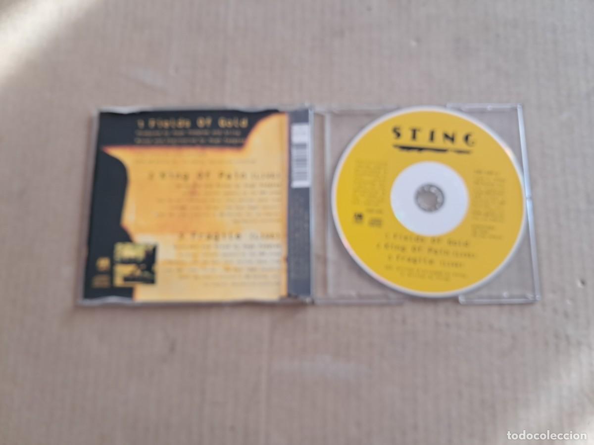 CDs de m&uacute;sica: STING - FIELDS OF GOLD CD SINGLE 1993 - Foto 2