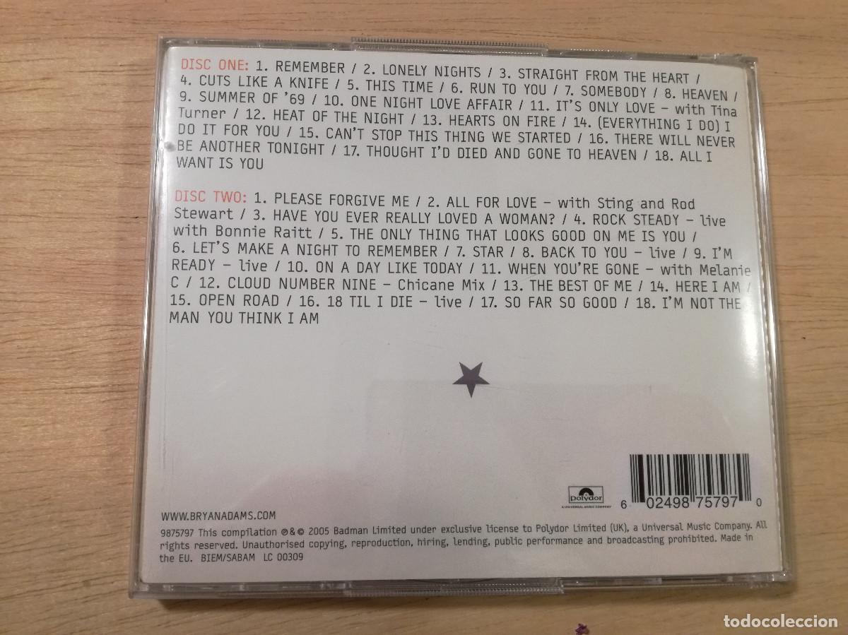 CDs de m&uacute;sica: BRYAN ADAMS - ANTHOLOGY - 2XCD - Foto 4