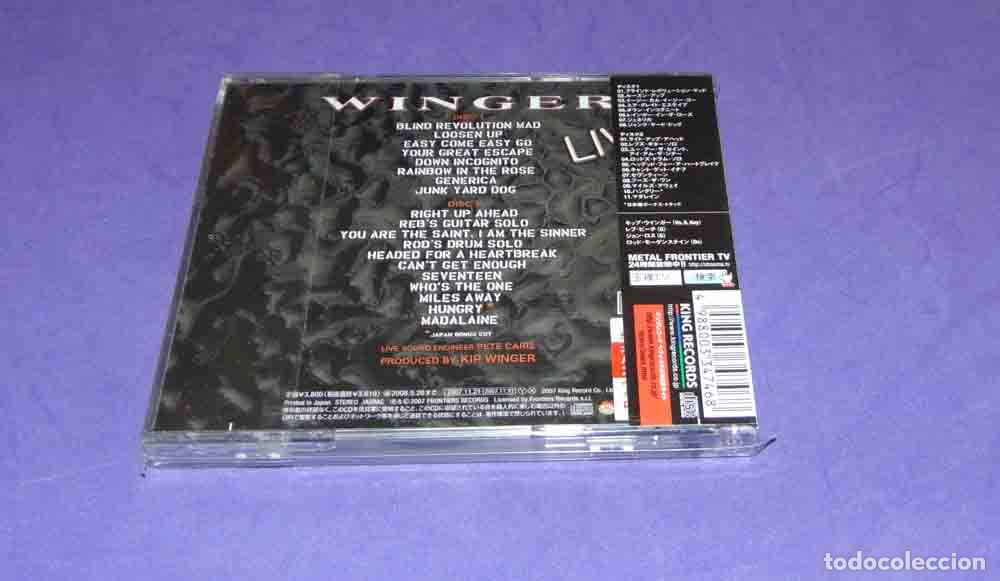 CDs de m&uacute;sica: WINGER &ndash; Live - DOBLE CD EDICION JAPONESA 2007 - Foto 4