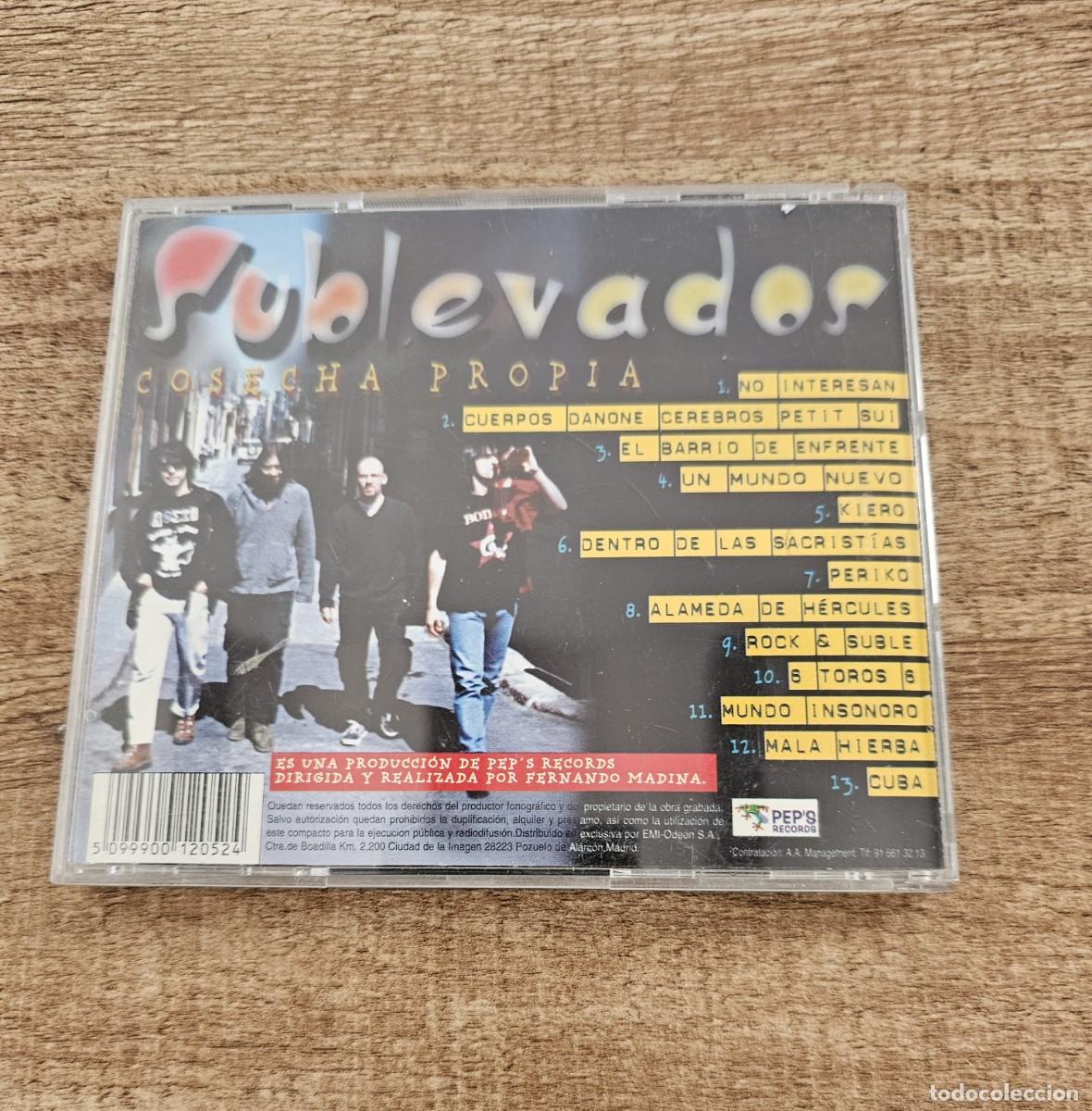 CDs de m&uacute;sica: DISCO CD - Cosecha Propia - Sublevados - Foto 3